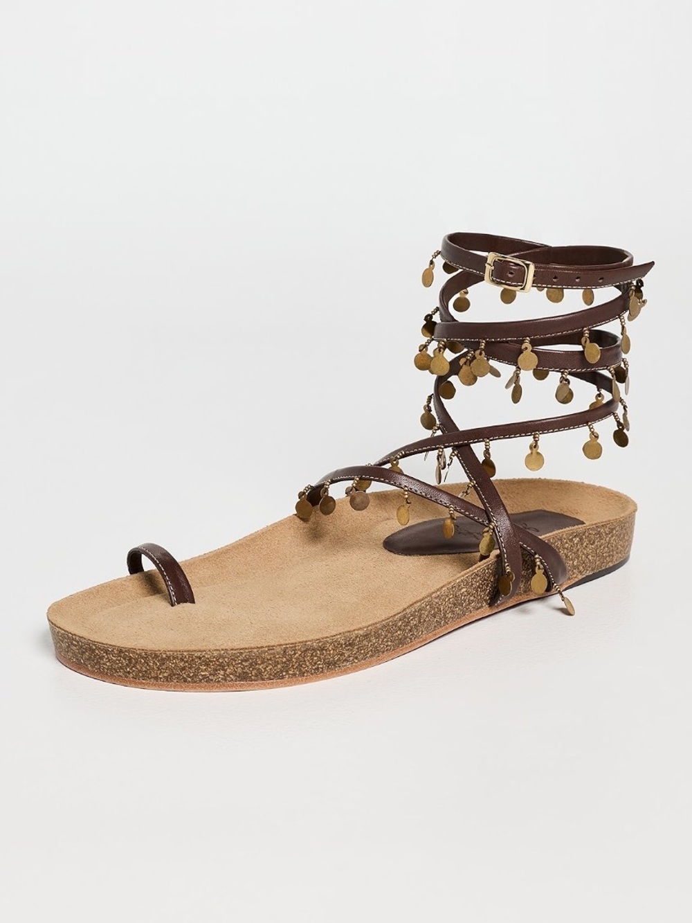 Johanna Ortiz Chocolate Serenade Swim Sandals